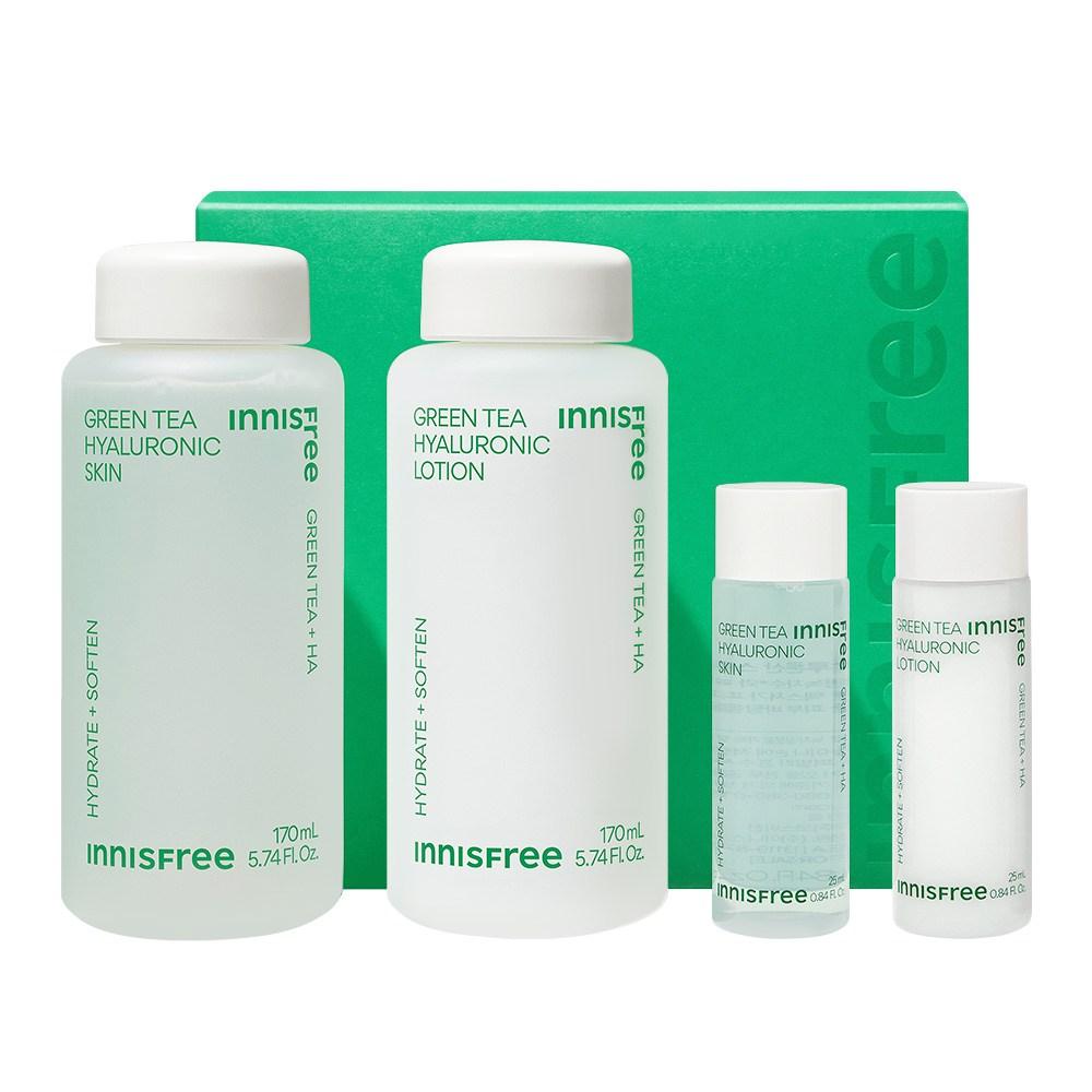 Innisfree Набор для ухода за кожей с гиалуроновой кислотой и зеленым чаем