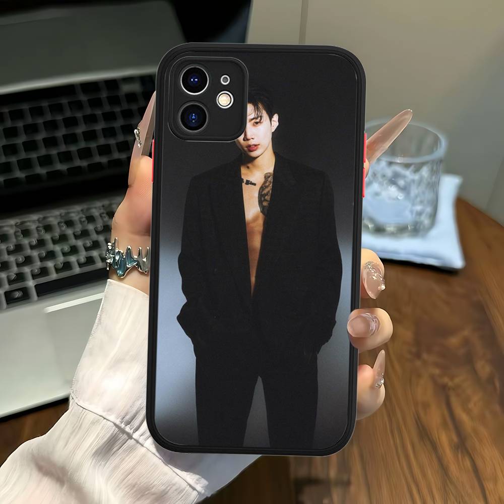 Чехол для телефона singer J-jay P-park для iPhone 14 11 12 13 Mini Pro Max 8 7 Plus X XR XS MAX Полупрозрачный матовый чехол