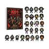 Календарь ожидания KISS Band Metal Gods 2025, 24 дня до, 2D плоский акриловый культовый музыкальный коллекционный подарок - один набор