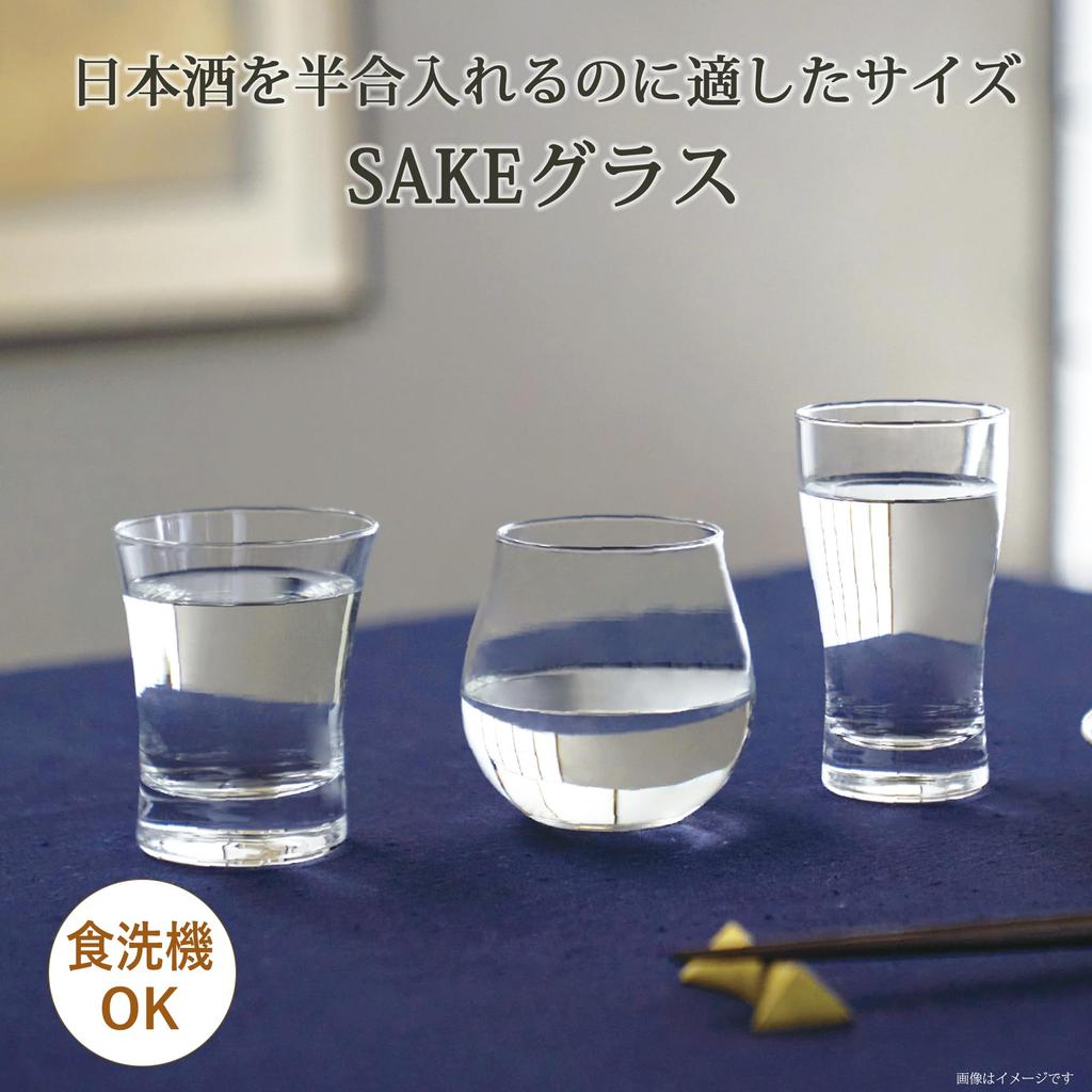 Toyo Sasaki Glass Sake Made in Dishwasher Sake Glass, "Fuwari" Series, 230ml, Japan, Safe, Cup, Glass, B-00317