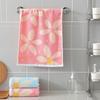 Floral Bath Towel Cotton Soft Absorbent Hand Towel Fast Drying Washcloth Bathroom Towel for Face Spa Kitchen Gym Hotel