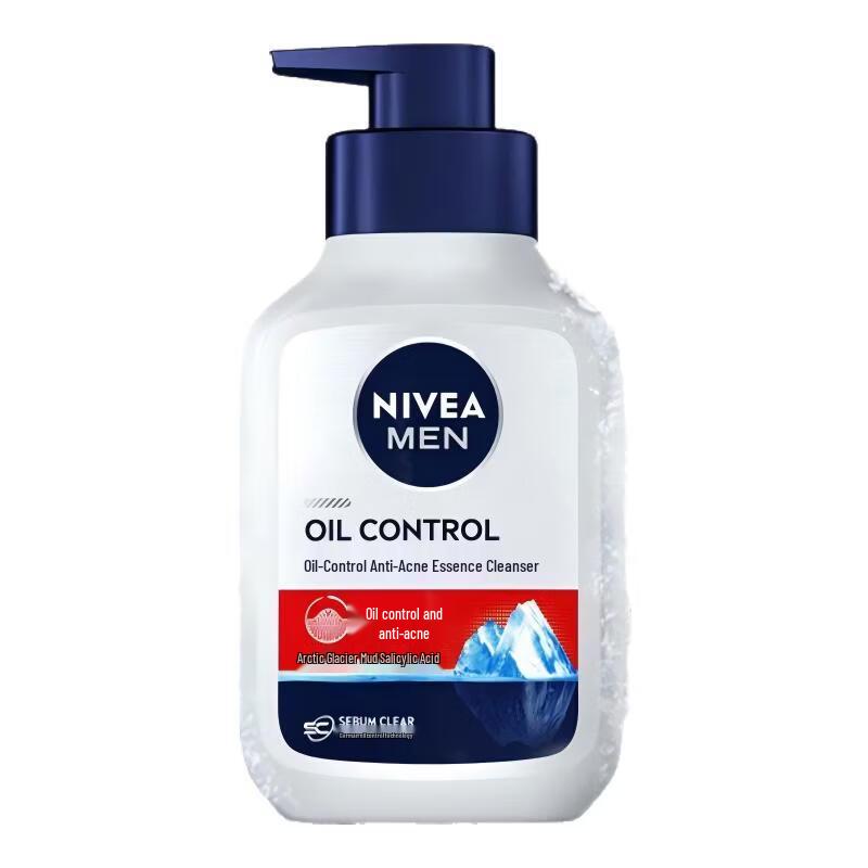 Nivea Мужское очищающее средство для лица против жирности и акне (3-Pack)