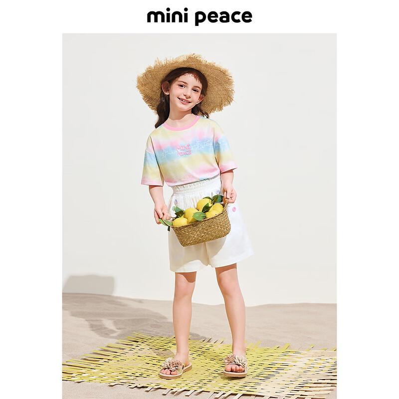 Короткая футболка для девочек MiniPeace