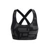 Спортивный бюстгальтер средней интенсивности с перекрестным принтом, женское нижнее белье, черный 1362247-010