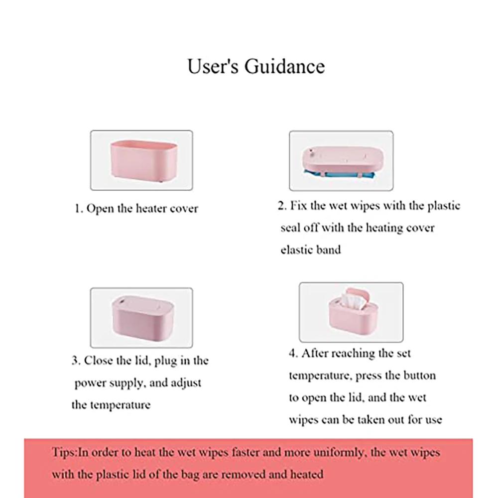 Новый детский подогреватель для салфеток, диспенсер для влажных полотенец, нагревательная коробка для салфеток для дома/автомобиля, мини-подогреватель для салфеток, чехол, дезинфицирующие салфетки