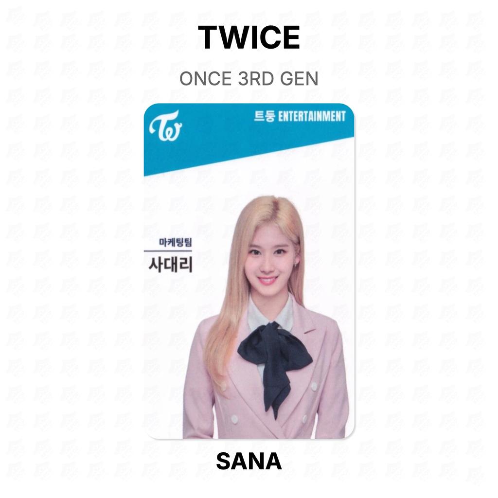 Twice Официальная фотокарточка ONCE 3-го поколения