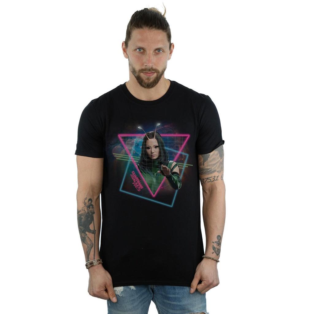 Marvel Mens Guardians Of The Galaxy Neon Mantis T-Shirt