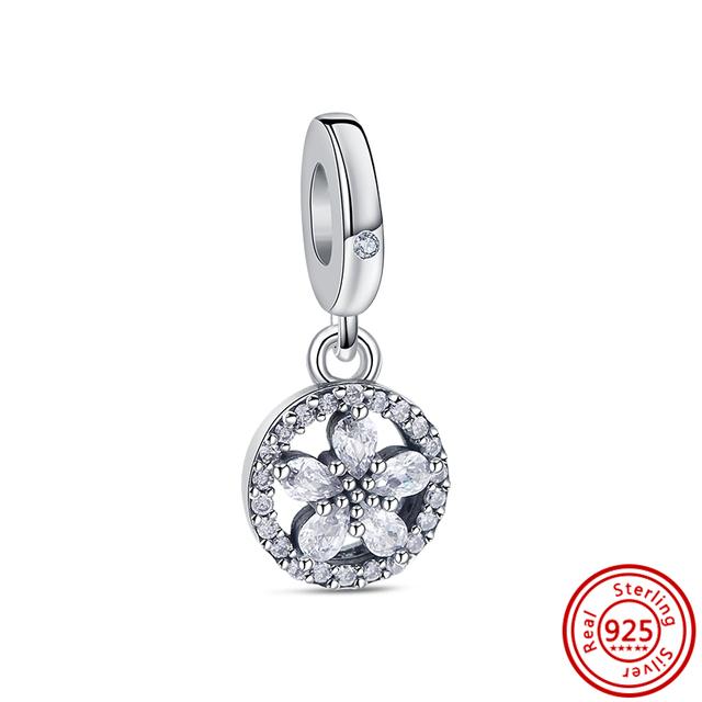 925 Silver Heart Christmas Hat Socks House Tree Apple Ice Crystal Snow Winter Beads Fit Original Charms Bracelet Jewelry