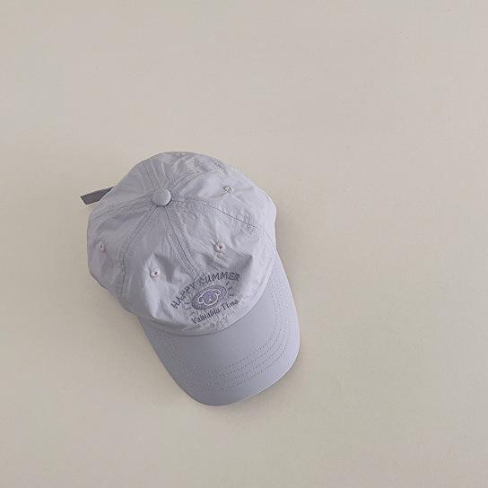 Spring And Summer Embroidery Puppy Baseball Cap Men'S And Women'S Sun Protection Versatile Quick-Drying Light Sunshade Cap