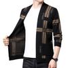 Кардиган мужской свитер куртка, осень новый корейский вариант модный тренд сращивание трикотажный красивый пиджак мужской топ