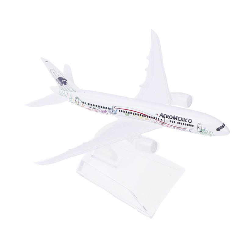 16 см 1/400 масштаб сплав металла мексиканских авиалиний Aeromexico B787 модель самолета Boeing 787 Airways модель самолета литой под давлением