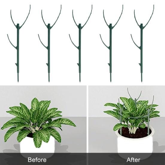 3/5/10 шт./набор Подставка для растений Монстера, Штабелируемая садовая опора для растений, Шест для поддержки комнатных и уличных высоких горшечных вьющихся растений, Палка, Моховой столб