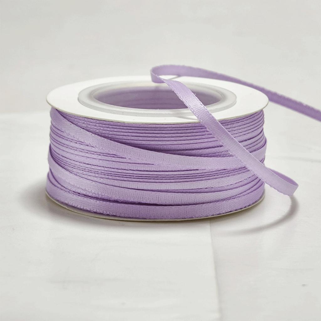 50 Yards 0.3cm Encrypted Double-sided Polyester Silk Ribbon Ribbon Webbing Hair Accessories Handmade Bow Gift Box Packaging Ribbon