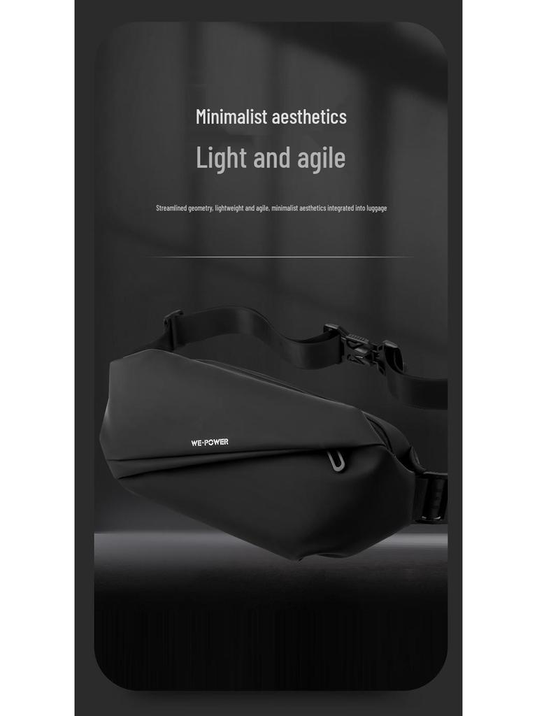 Wepower Мужская модная водостойкая нагрудная сумка кроссбоди с магнитной застежкой