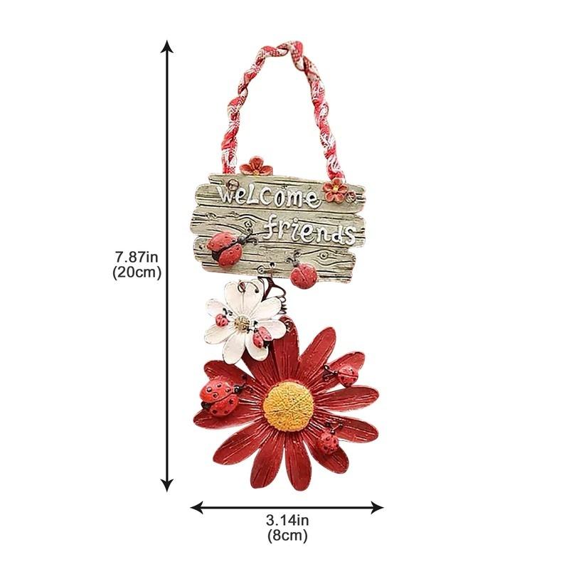 Seven-star Ladybug Sunflower Store Decoration Welcome Brand Home Warm Small Listing Garden Pendant Modern Pastoral Style