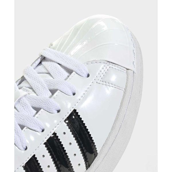 adidas Женские кроссовки Superstar 2 Cloud White Core Black Золотистый металлик JS4010