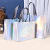 1 шт. сумка для покупок в магазине одежды, сумки для хранения, сумка через плечо, прочная нетканая сумка-тоут