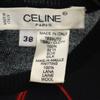 CELINE made in Italy Overall handle Long sleeve design sweater 38 knit Women Used
