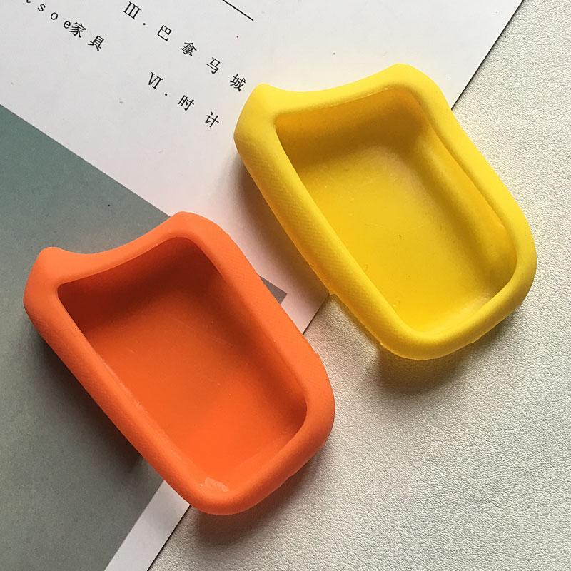 Силиконовый чехол для автомобильного ключа для Steel Mate DOT, двусторонняя автомобильная сигнализация, чехол для ключа в Россию, DOT