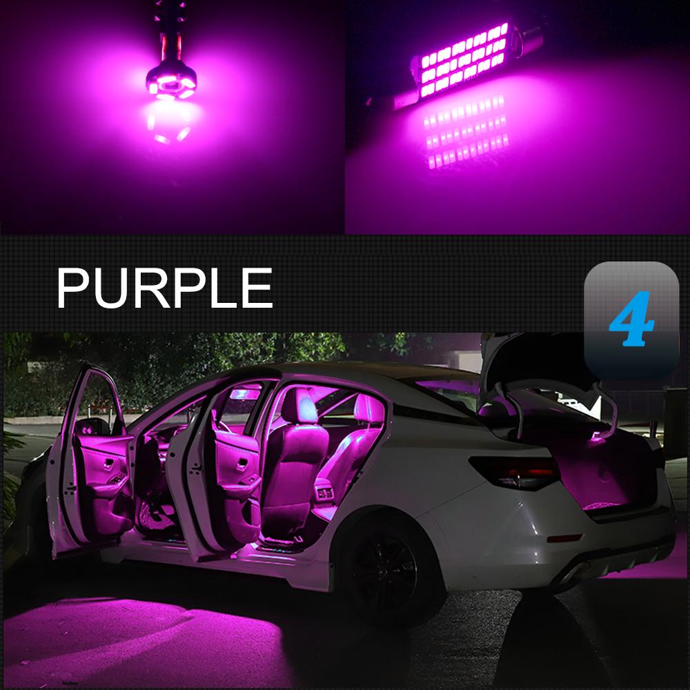 8pcs Car LED Interior Lights Canbus For Subaru Impreza WRX STI Hybrid Hatchback 2002-2024 Dome Reading Trunk License Plate Lamps Dome Lights 6