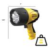 Stanley FL5W10 LED Waterproof Rechargeable Spotlight 5-Watt 1.8m
