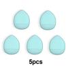 Мини-кушон Mini Finger Puff Foundation Small Air Cushion Powder Sponge Face 5 шт 10, 5 шт, 5 шт Зеленый