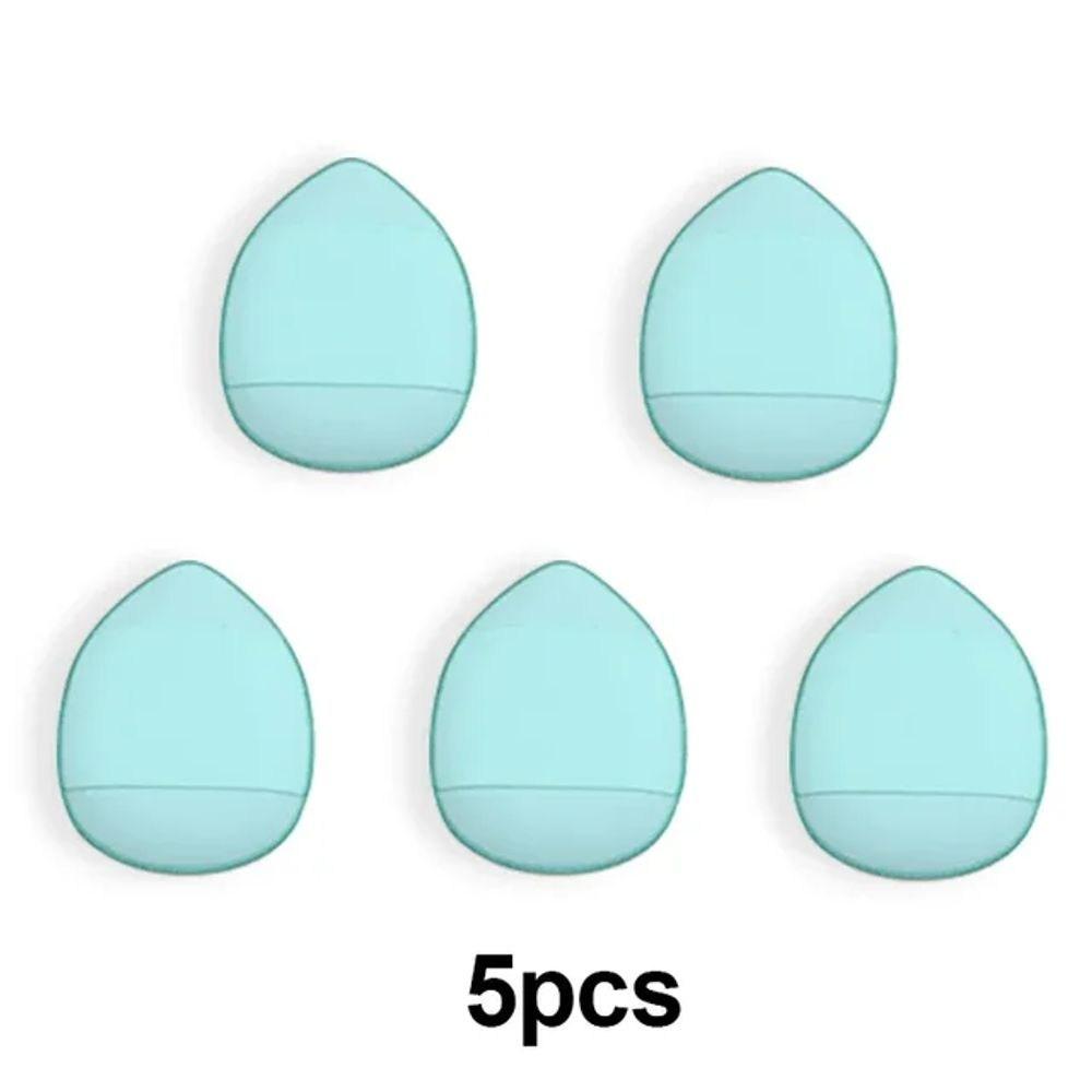 Мини-кушон Mini Finger Puff Foundation Small Air Cushion Powder Sponge Face 5 шт 10, 5 шт, 5 шт Зеленый
