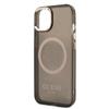 Etui do iPhone 13 Guess MagSafe Czarne Gold Outline