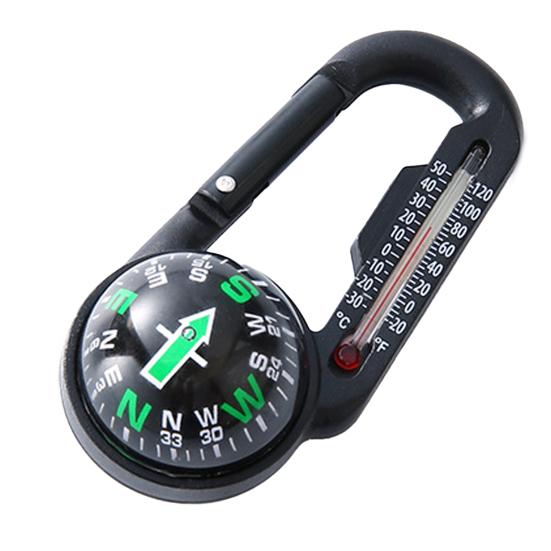 1/2Pcs Pocket Survival Compass Keychain Hiking Backpacking Lightweight Handheld Keychain with Precise Directional Guidance Portable Navigation Tool