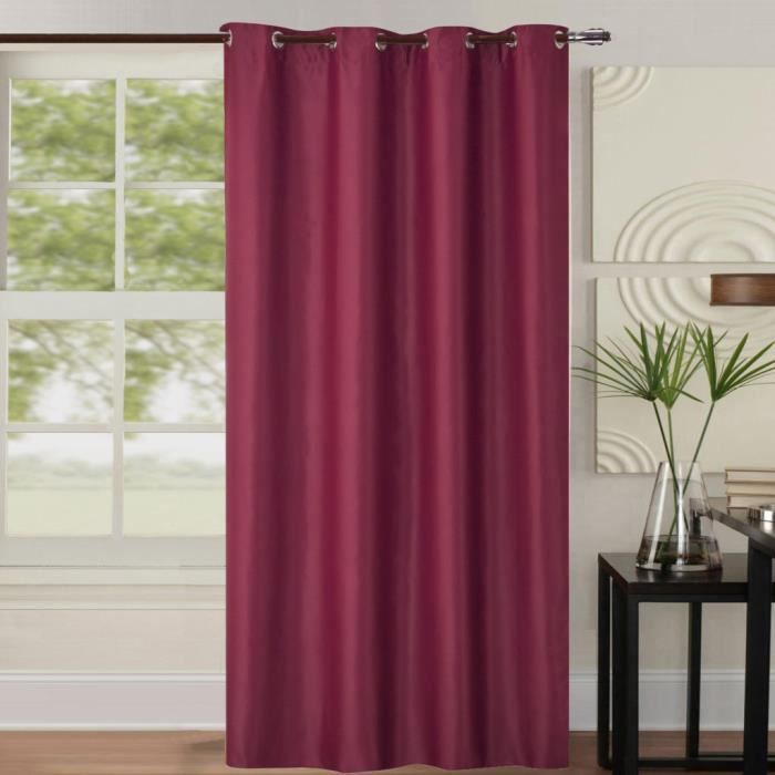 Шторы Блэкаут - 140x260см - Серый - Люверсы - Полиэстер