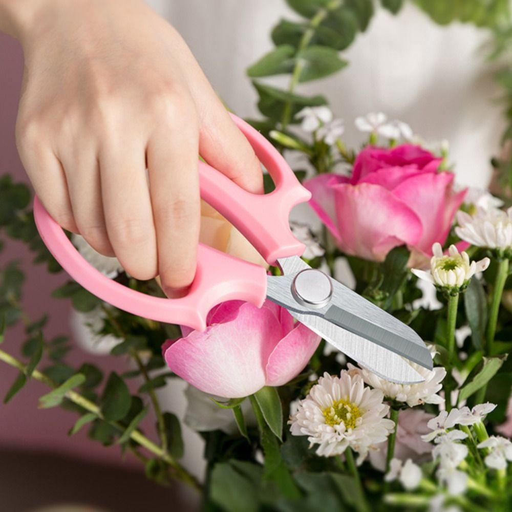Pink Garden Pruning Shears Blue Garden Scissors Fishing Tool Floral Scissors Garden Pruners