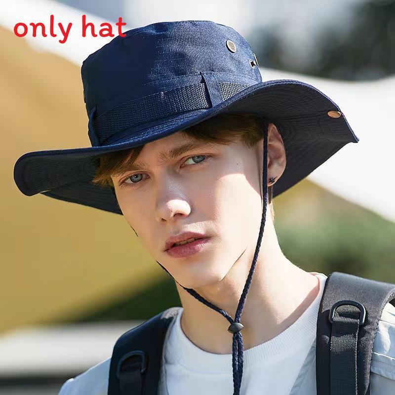 Outdoor Sun Hat For Camping With Breathable Cotton Fabric For Fishing And Hiking