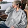 MARK FAIRWHALE Men's Casual Collared Sweatshirt