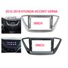 9-дюймовый автомобильный адаптер для Hyundai Verna Accent 2016-2018 Android Radio Dask Kit