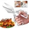 Household Kitchen Scissors Strong Triangular Blade Chicken Bones Scissors Sharp Stainless Steel Kitchen Shears Easy To Clean