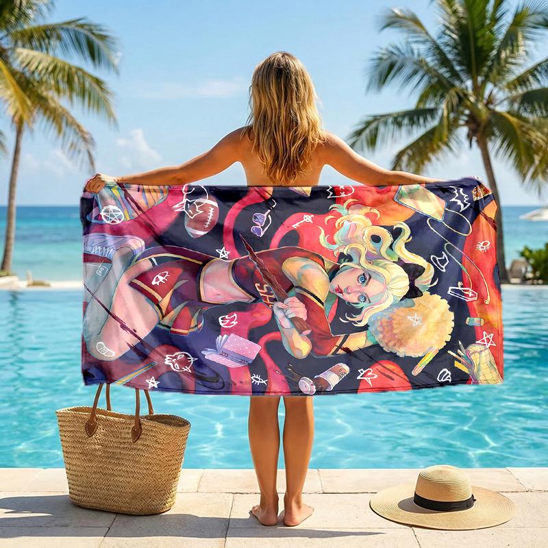 Buffy Fashion Beach Towel: Ideal for Summer Adventures Soft, absorbent and quick drying suitable for swimming and bathing