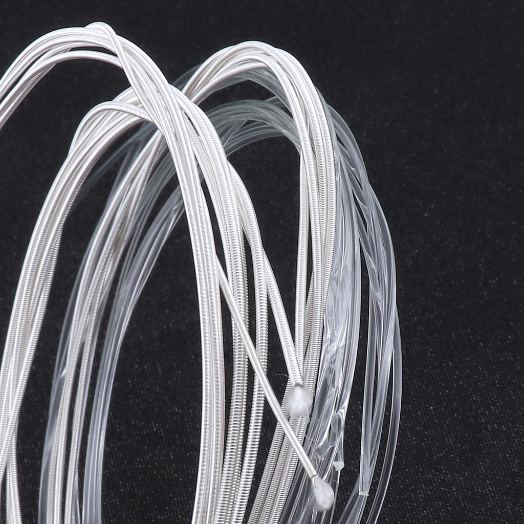 6pcs/set Classical Guitar Strings 028-043 Inch Steel Core Silver-Plated Copper Alloy