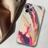 Применимо к чехлу для мобильного телефона iPhone15Pro, цветной чехол для мобильного телефона с граффити отправляется от имени других лиц, а окрашенный чехол Anti-Drop защищает от падения.