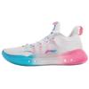 Баскетбольные кроссовки Li Ning Yu Shuai 14 с низким уровнем амортизации, противоскользящие, прочные, низкие, унисекс, кроссовки белого, синего, розового цветов ABAR123-1