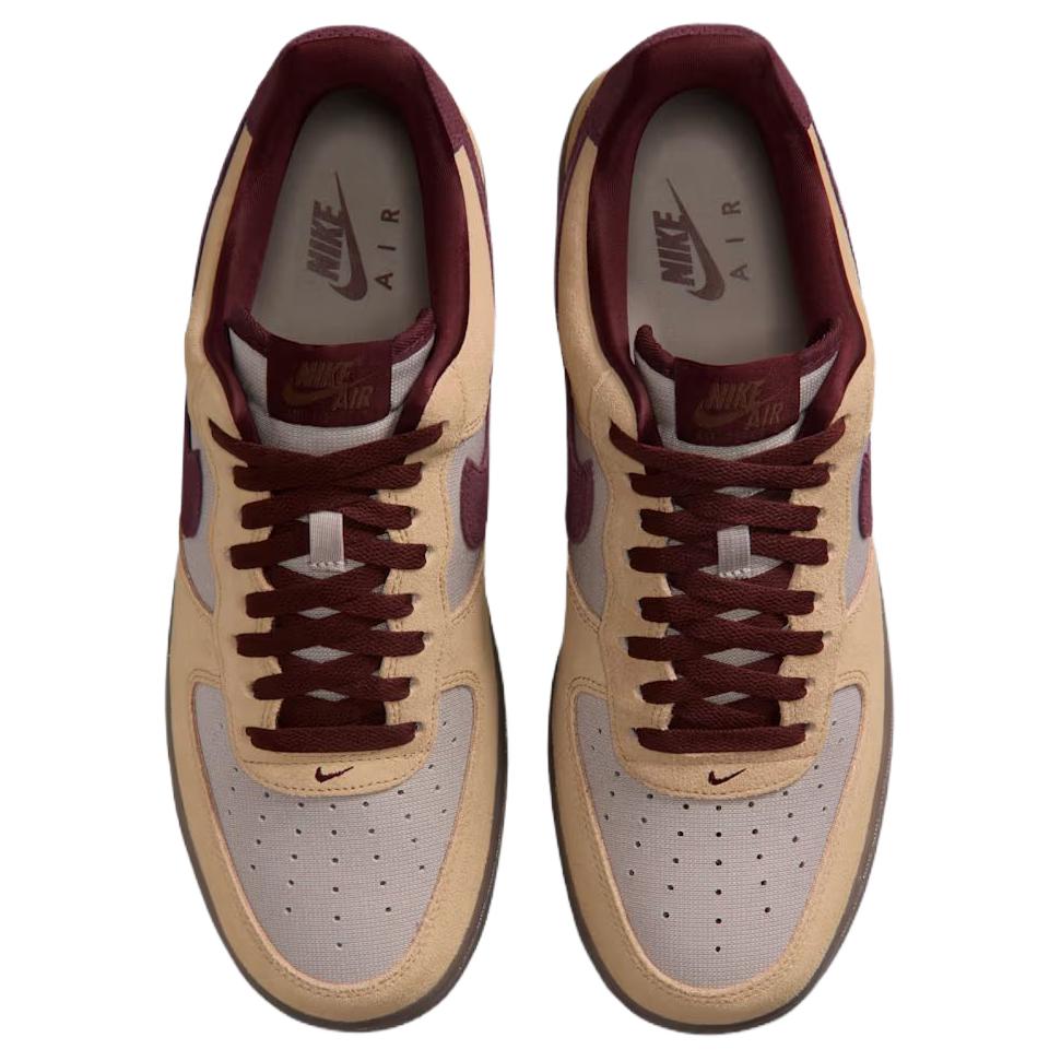 Nike Кроссовки мужские Air Force 1 07 Premium Linen Коричневые Лунный-Частица Норка-Коричневый IQ3408-286