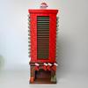 Plastic Christmas Advent Calendar Fireplace Base Christmas Stacking Game  Study Desk