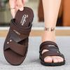 Модные летние мужские сандалии, шлепанцы, классические сандалии с мягкой подошвой, легкие, для улицы, повседневные, мужская пляжная обувь, с открытым носком, сандалии на плоской подошве