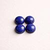 Драгоценные камни лазурит, Круглые полированные кабошоны из лазурита, Глубокие синие полудрагоценные камни