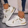 Fashion Fashion Lace-up Women Sneakers Spring New Woman Shoes Platform Women's Sneakers White Casual Vulcanize Shoes
