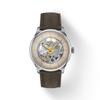 Мужские модные часы T139.836.16.261.00 с кожаным ремешком и циферблатом цвета слоновой кости