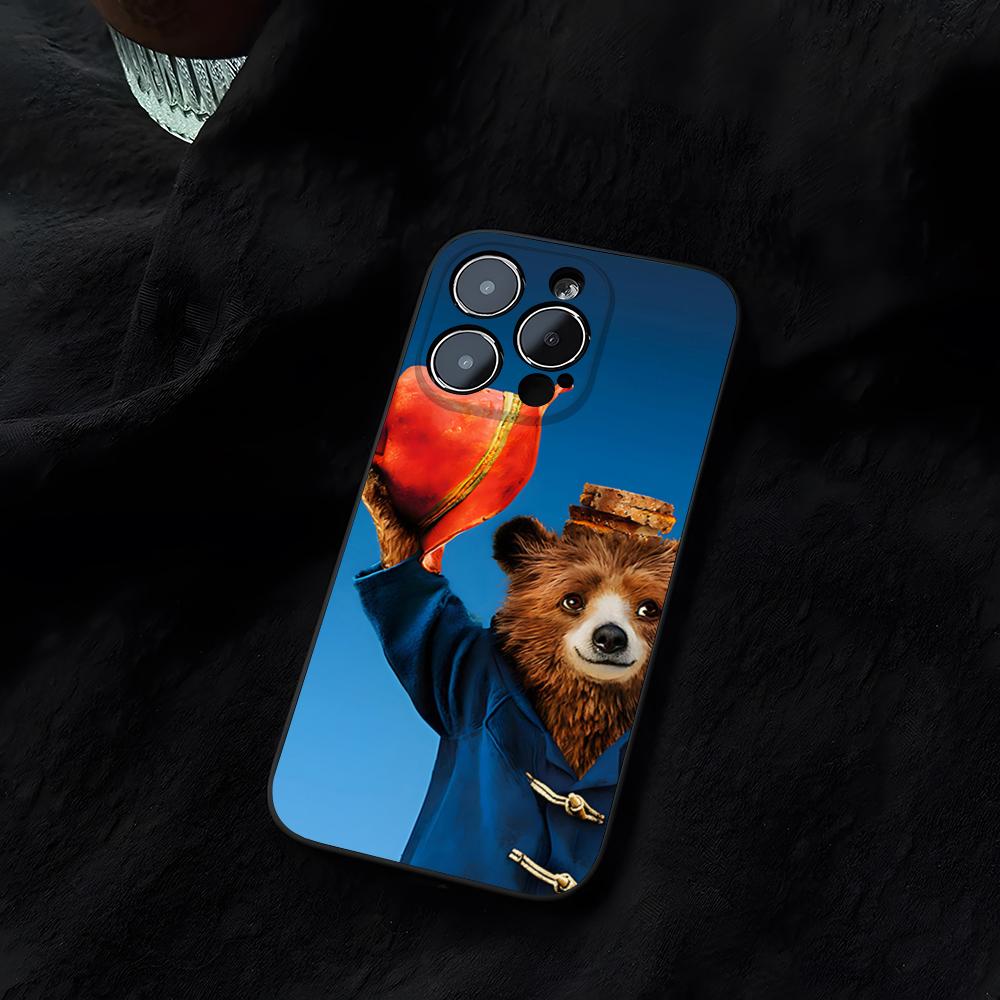 Cute P-PaddingtonS BearS Phone Case Funda For Iphone 14 17 13 15 11 16ProMax 12 Pro Max Mini Xr Xs X 7 8 Plus Covers