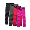 Fashion Outdoor Woman Winter Hiking Ski Pants Warm Fleece Padded Windproof Waterproof Trousers