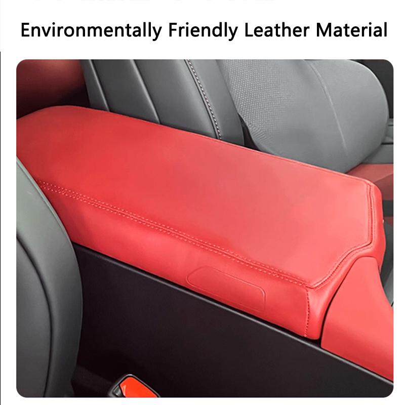 QHCP Leather Car Armrest Box Cover Center Console Armrest Box Sleeve Trims For Lexus ES200 260 300H 2018- Interior Accessory