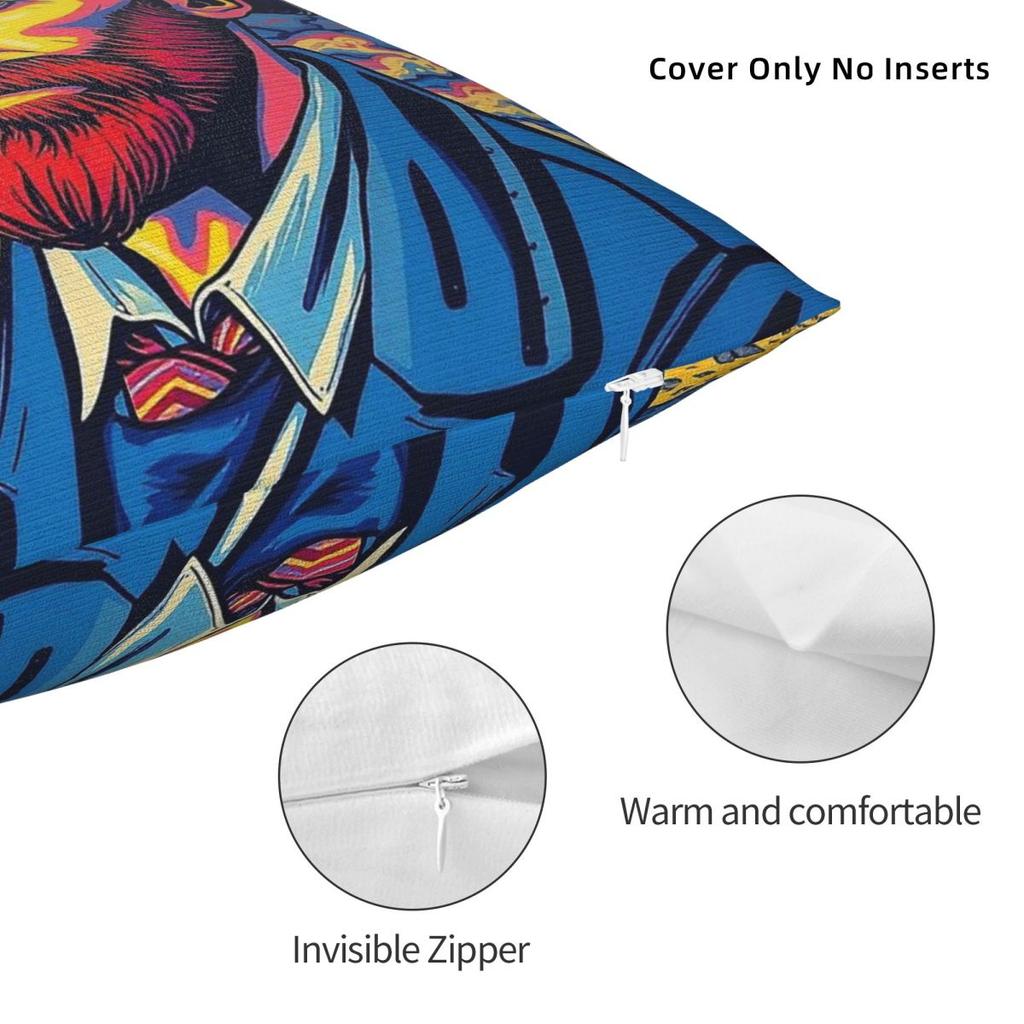 Van Gogh Starry Night Pillowcase Polyester Linen Velvet Pattern Zip Decorative Throw Pillow Case Bed Cushion Cover