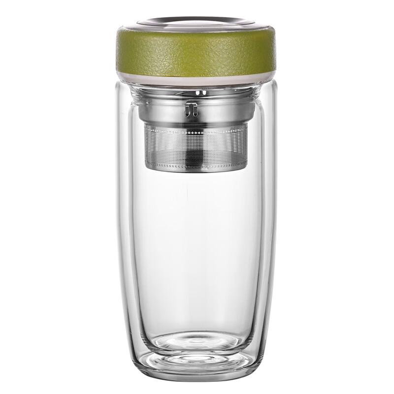 Shuangqi Hangping Double Wall Glass Tea Mug